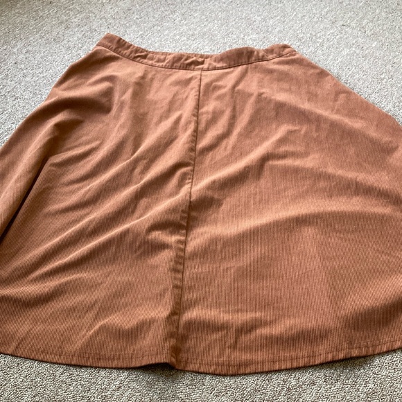 Cupshe Orange Midi A-Line Skirt for Casual Wear - Picture 9 of 9